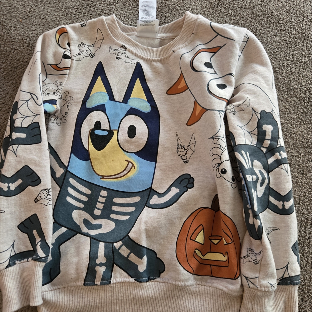 Kids Halloween Skeleton Sweatshirt